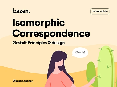 UI Tip - Isomorphic Correspondence design principles design tip design tips gestalt illustration ui ui design uidesign uidesigner uiux uiuxdesign uiuxdesigner ux design uxdesign uxdesigner