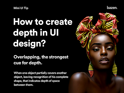 Mini UI Tip - How to Create Depth in UI? depth depth of field design principles design thinking ui uidesign uidesigner uidesigns uiux uiuxdesign uiuxdesigner uiuxdesigns user experience userexperience userinterface userinterface design userinterfacedesign