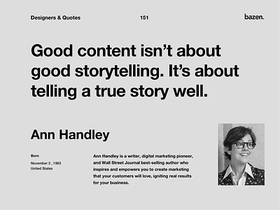 Quote - Ann Handley