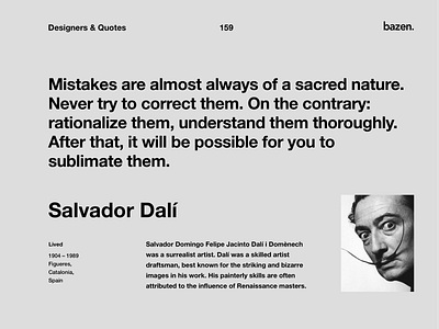 Quote - Salvador Dali