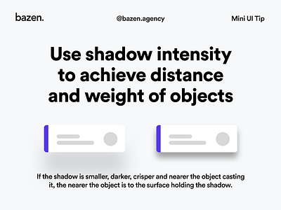 Mini UI Tip - Shadow intensity