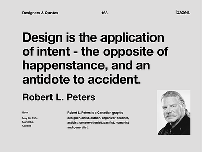 Quote - Robert L. Peters