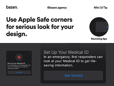 Mini UI Tip - Apple Safe Corners