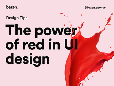 UI Tip - The power of red in UI