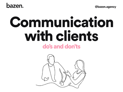 Communication with a client