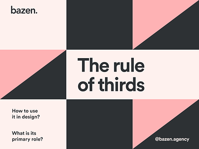 Design Tip - The rule of thirds