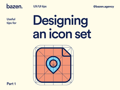 Design Tip - Designing an icon set