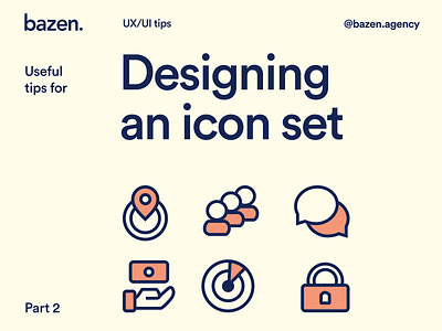 Design Tip - Designing an icon set Part 2