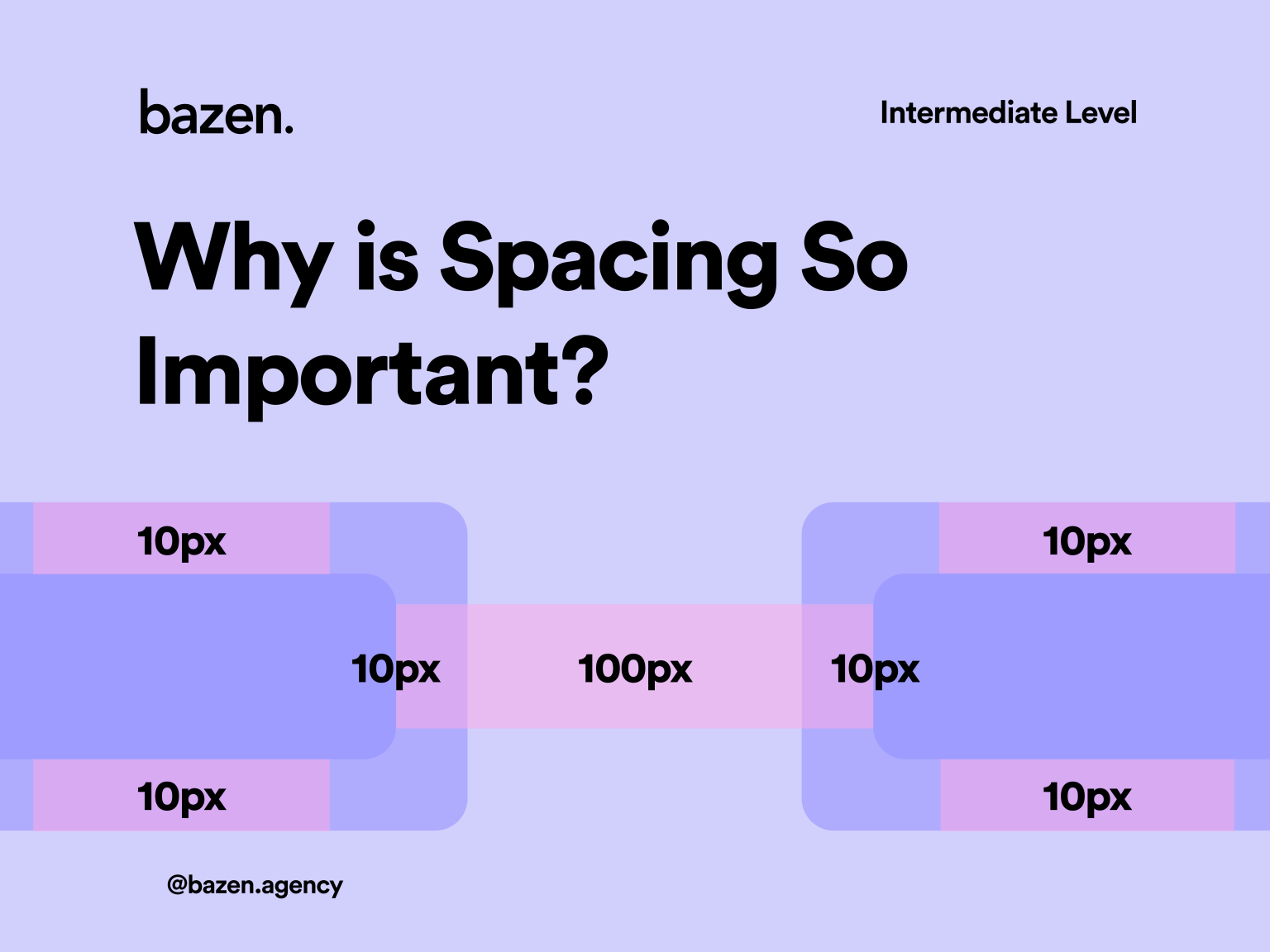 Design Tip Why is Spacing So Important? by bazen.talks on Dribbble