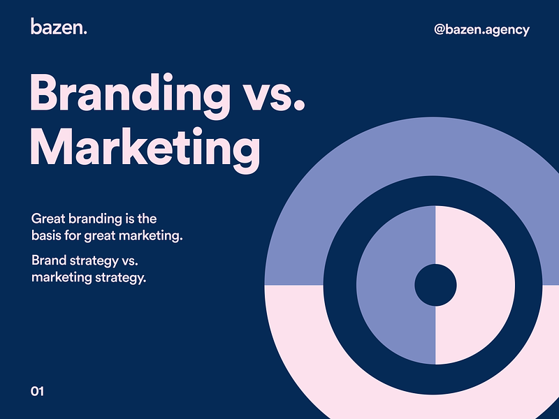 Design Tips - Branding vs. Marketing by bazen.talks on Dribbble