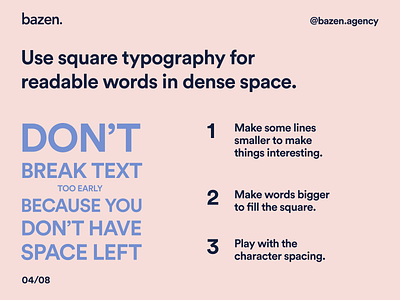 Design Tips - 8 Typography Tips & Tricks by bazen.talks on Dribbble