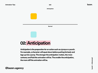 Anticipation 2danimation action animation animation 2d animations anticipation cartoon jump motion motion animation motion design principle principle animation ui ui ux uianimation uidesign ux uxdesign webanimation