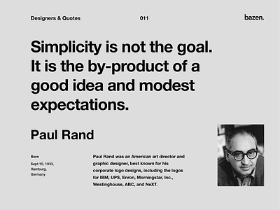 Quote - Paul Rand