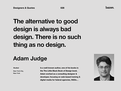 Quote - Adam Judge creative team inspiration inspirational quote inspired learn learning motivation motivational quotes principles product design quote quote design quotes tips ui ui design user interface ux ux design uxui