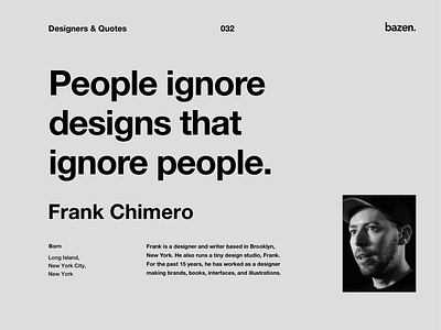 Quote - Frank Chimero