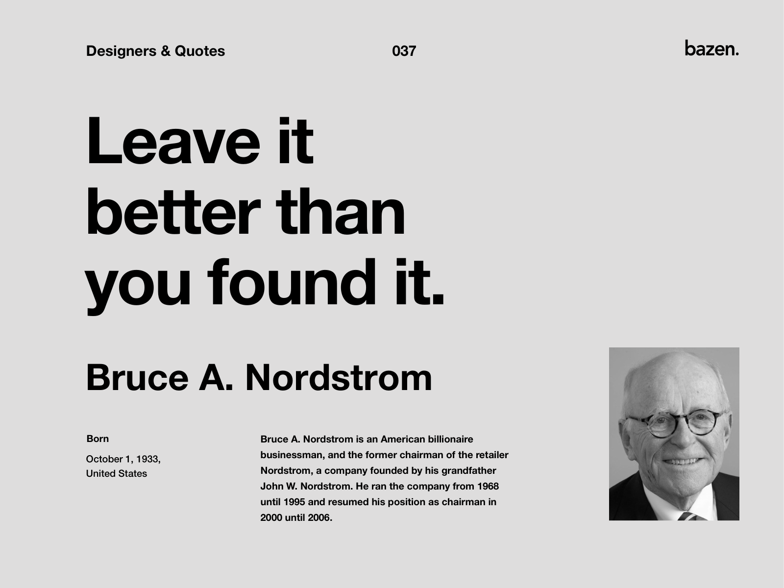 bruce nordstrom