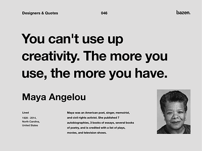 Quote - Maya Angelou