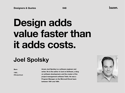 Quote - Joel Spolsky