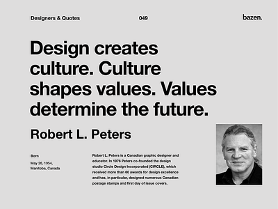Quote - Robert L. Peters