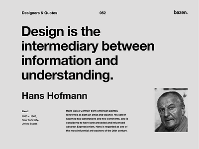 Quote - Hans Hofmann design quotes inspiration inspirational quote learn learn design motivational motivational quotes principles product design quote quote design quotes tips ui ux uxdesign