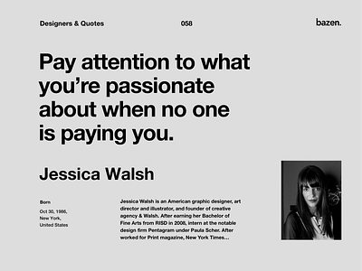 Quote - Jessica Walsh