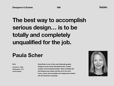 Quote - Paula Scher