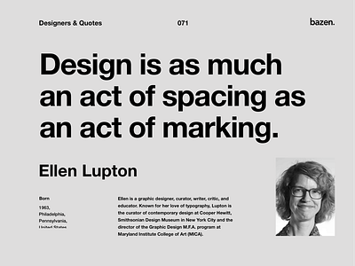 Quote - Ellen Lupton