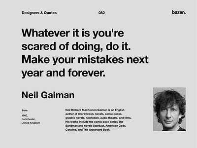 Quote - Neil Gaiman
