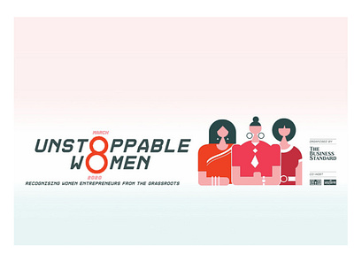 Unstoppable Women bangladesh branding character design design illustration