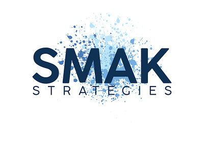 Smak Strategies branding design flat illustrator logo vector