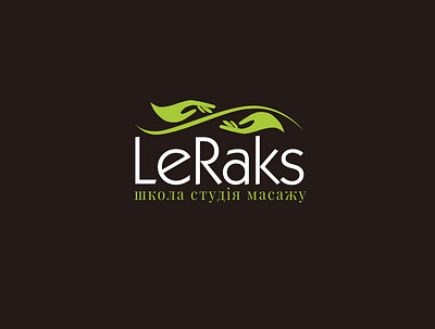 Leraks branding design flat illustrator logo vector
