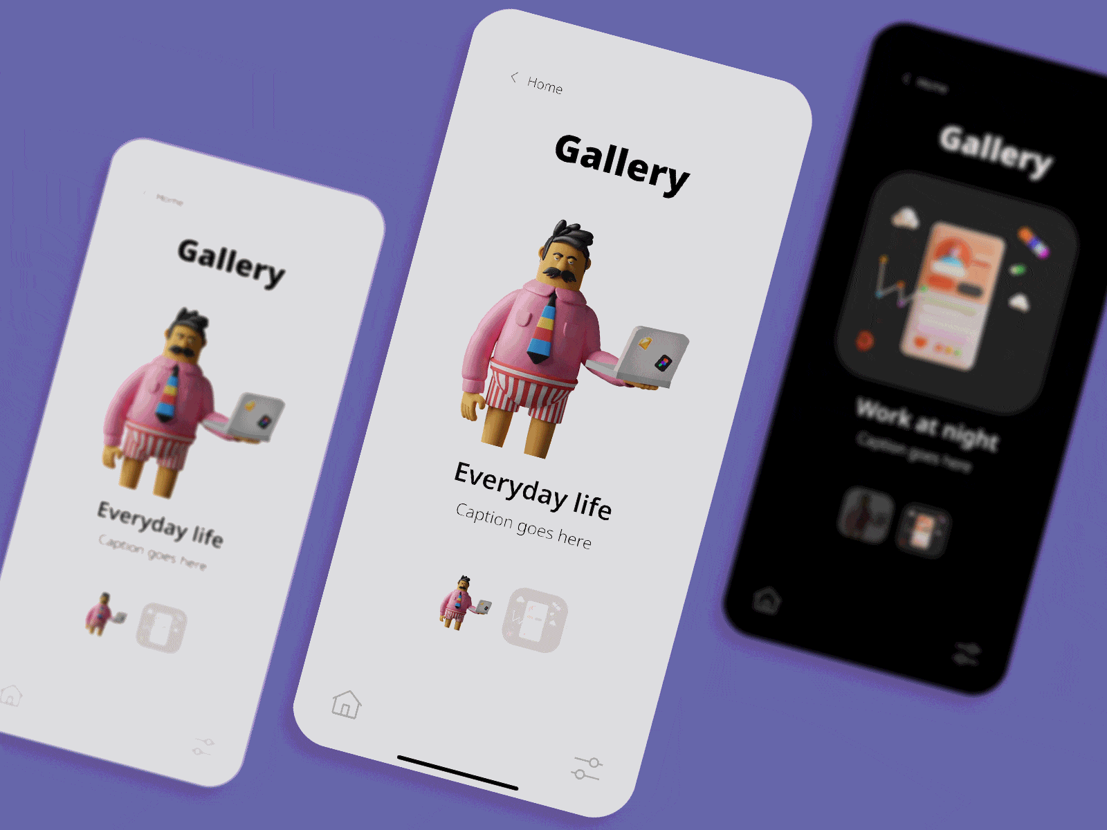 Gallery Mobile App Concept