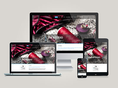 Tailoring on-line courses - responsive web site - dmstudio.by adaptive corporate landing page responsive site web