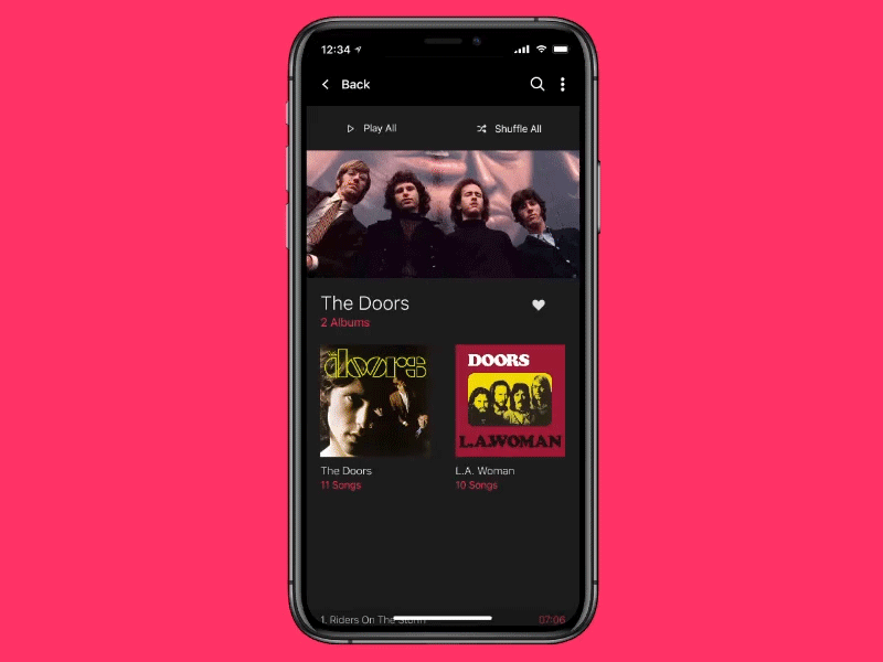 Music Player App - design concept