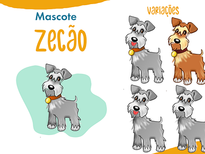 Zecão - Mascote para Pet Shop