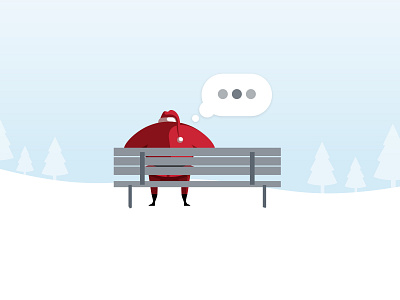 ...I'm getting too old for this Mrs Claus character christmas illustration santa claus snow vector