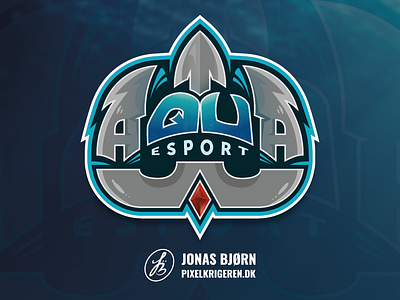 Aqua esport branding counter strike cs:go esport esports gaming logo logo design logodesign vector