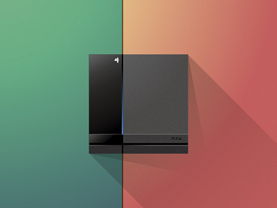 Playstation 4 illustration playstatyion sony