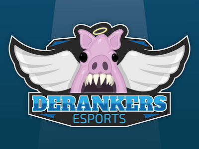 Derankers esports branding counter strike cs:go esport esport logo esports esports logo gaming illustration illustrator logo logo design logodesign vector