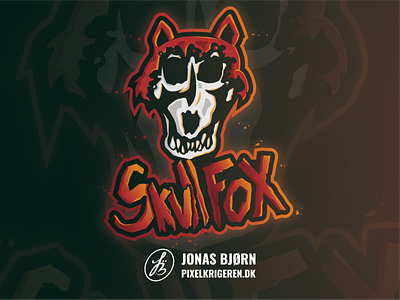 SkullFoX animal animals branding esport esportlogo esports fox fox logo gaming logo illustration illustrator logo logo design logodesign