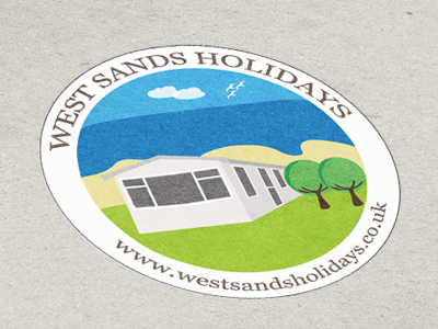 West Sands Holidays Logo Design