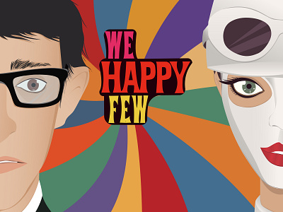 We Happy Few вектор дизайн иллюстрация персонаж портрет