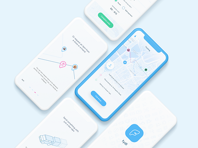 Fydl app apple blue clean flat illustrations interface ios iphone light minimal mobile mockup simple simple clean interface ui ui ux design user experience design user interface design ux