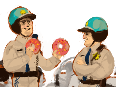 Cops GTA V doughnut gta v