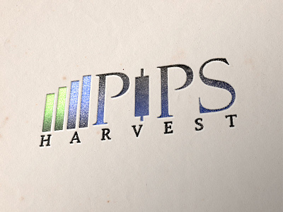 Pips Harvest Logo branding design forex illustrator logo logo design concept photoshop trading vector