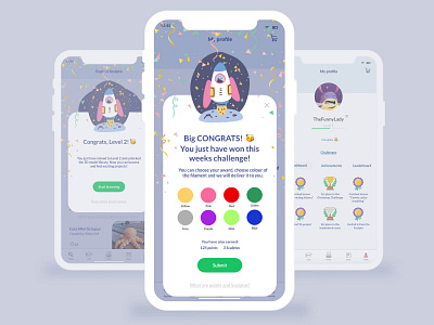 Gamification App Design achievement achievements children app children application game games gamification gaming sculpto ui ui ux ui design uidesign uiux ux ux ui ux design uxdesign uxui