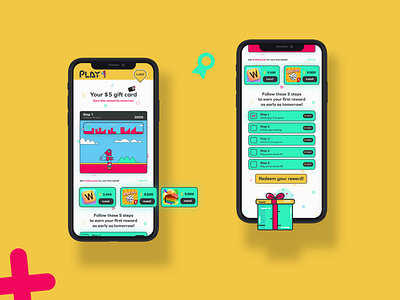 Play 4 - Dashboard UI brand dashboard app dashboard ui diamond gamer gift gift cards illustation redeemer rewards app robots