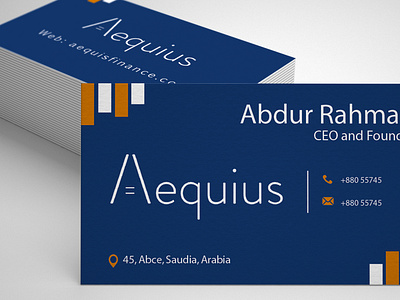 Realistic Financial Business Card Design adobe illustrator adobe photoshop cc business card design financial company financial services graphics design visiting card design