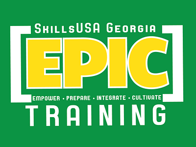Epic Training epic logo shirtdesign skillsusa skillsusa georgia