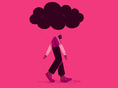 Mental health character characterdesign cloud design illustration mentalhealth sun